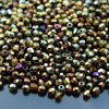 1 Mass/approx. 1200 Fire Polished Beads 3mm Iris Brown WHOLESALE Michael's UK Jewellery