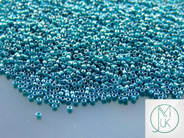 100g 108BD Transparent Teal Luster Toho Seed Beads 15/0 1.5mm WHOLESALE Michael's UK Jewellery
