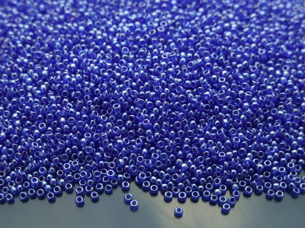 100g 116 Transparent Lustered Cobalt Toho Seed Beads 15/0 1.5mm WHOLESALE Michael's UK Jewellery