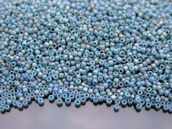 100g 2635F Semi Glazed Rainbow Blue Turquoise Toho Seed Beads 15/0 1.5mm WHOLESALE Michael's UK Jewellery