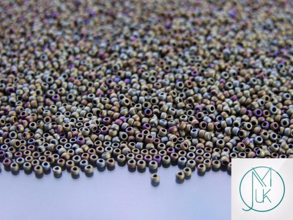 100g 614 Matte Color Iris Brown Toho Seed Beads 15/0 1.5mm WHOLESALE Michael's UK Jewellery
