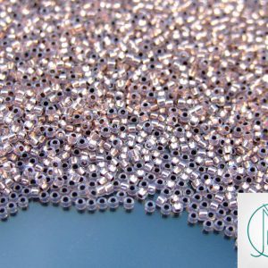 100g 741 Copper Lined Alabaster Toho Seed Beads 15/0 1.5mm WHOLESALE Michael's UK Jewellery