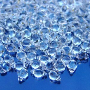 100g GemDuo Beads Crystal Silver Lined WHOLESALE Michael's UK Jewellery
