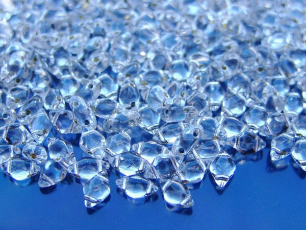 100g GemDuo Beads Crystal Silver Lined WHOLESALE Michael's UK Jewellery