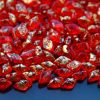 100g GemDuo Beads Gold Splash Ruby WHOLESALE Michael's UK Jewellery