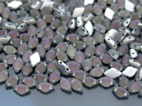100g GemDuo Beads Matte Backlit Purple Haze WHOLESALE Michael's UK Jewellery