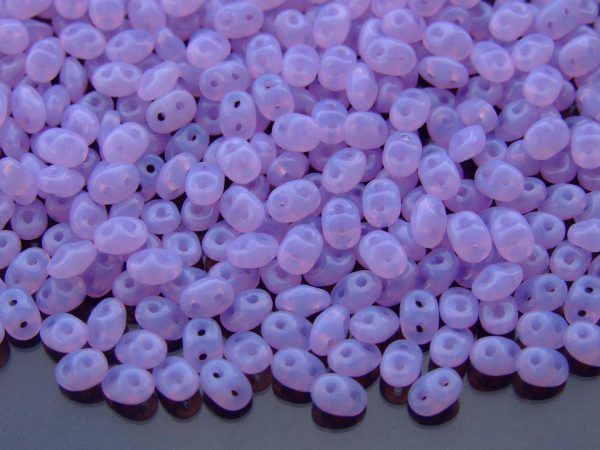 100g SuperDuo Beads Opal Dark Violet WHOLESALE Michael's UK Jewellery