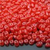 100g SuperDuo Beads Opal Red Bright Luster WHOLESALE Michael's UK Jewellery