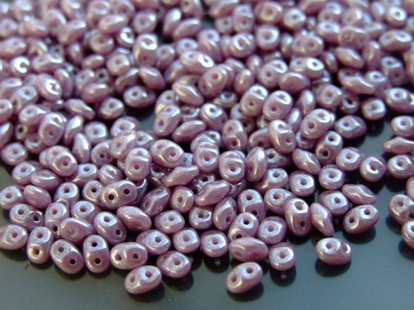100g SuperDuo Beads Opaque Purple Amethyst Luster WHOLESALE Michael's UK Jewellery