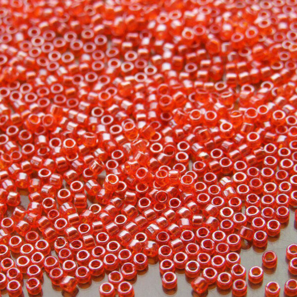 109 Transparent Light Siam Ruby Luster beadsmouseco.uk 01