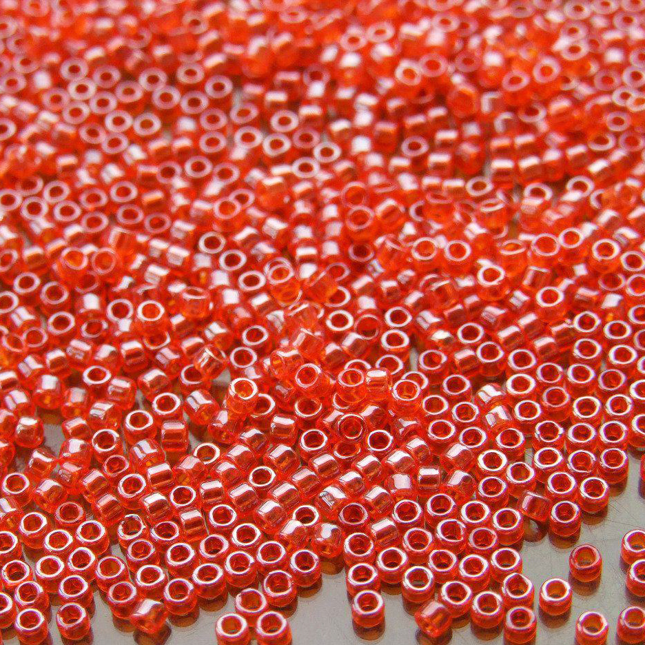 109 Transparent Light Siam Ruby Luster beadsmouseco.uk 01
