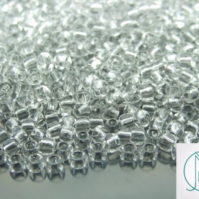 TOHO Seed Beads 1 Transparent Crystal 6/0 beads mouse