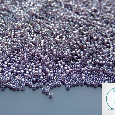 10g 1010 Silver Lined Luster Medium Amethyst Toho Seed Beads 15/0 1.5mm Michael's UK Jewellery