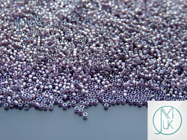 10g 1010 Silver Lined Luster Medium Amethyst Toho Seed Beads 15/0 1.5mm Michael's UK Jewellery