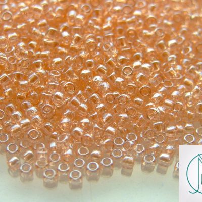TOHO Seed Beads 106 Transparent Rosaline Luster 8/0 beads mouse