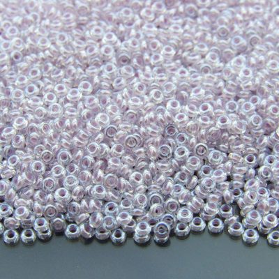 10g 1066 Inside Color Crystal/Light Grape Lined Toho Demi Round Seed Beads 11/0 2mm Michael's UK Jewellery
