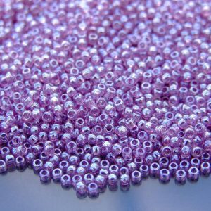 TOHO Seed Beads 110 Transparent Luster Light Amethyst 11/0 beads mouse
