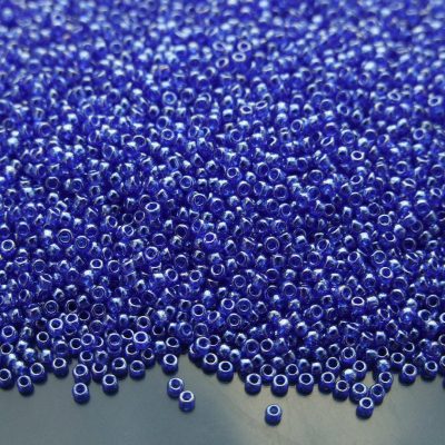 10g 116 Transparent Lustered Cobalt Toho Seed Beads 15/0 1.5mm Michael's UK Jewellery