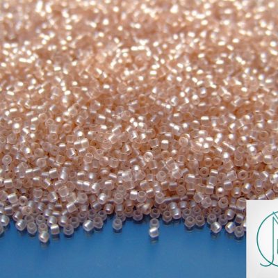 10g 11F Transparent Frosted Rosaline Toho Seed Beads 15/0 1.5mm Michael's UK Jewellery