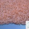 10g 11F Transparent Rosaline Frosted Toho Seed Beads 11/0 2.2mm Michael's UK Jewellery