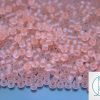 TOHO Seed Beads 11F Transparent Rosaline Frosted 8/0 beads mouse