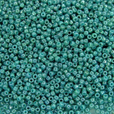 TOHO Seed Beads 1207 Marbled Opaque Turquoise Blue 11/0 beads mouse