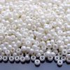 TOHO Seed Beads 122 Opaque Navajo White Luster 8/0 beads mouse