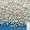 TOHO Seed Beads 123 Opaque Light Beige Luster 11/0 beads mouse