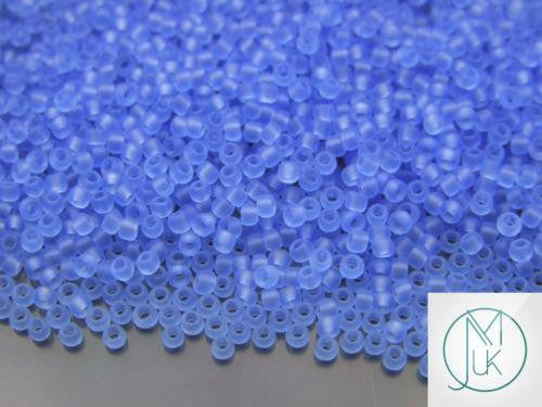 20g TOHO Beads 13F Transparent Light Sapphire Frosted 11/0 beads mouse