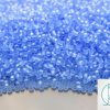 10g 13F Transparent Light Sapphire Frosted Toho Seed Beads 15/0 1.5mm Michael's UK Jewellery
