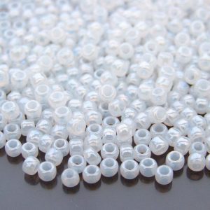 10g 141 Ceylon Snowflake Toho Seed Beads Size 6/0 4mm Michael's UK Jewellery