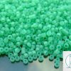 TOHO Seed Beads 144F Ceylon Frosted Celery 8/0 beads mouse
