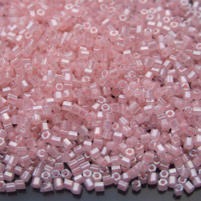 10g 145 Ceylon Innocent Pink Toho Hexagon Seed Beads 11/0 2mm Michael's UK Jewellery