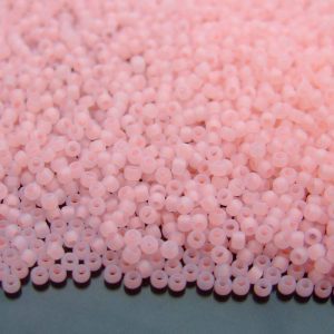 TOHO Seed Beads 145F Ceylon Frosted Innocent Pink 11/0 beads mouse