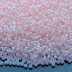 TOHO Seed Beads 145L Ceylon Soft Pink 11/0 beads mouse