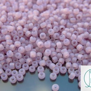TOHO Seed Beads 151F Ceylon Frosted Grape Mist 8/0 beads mouse