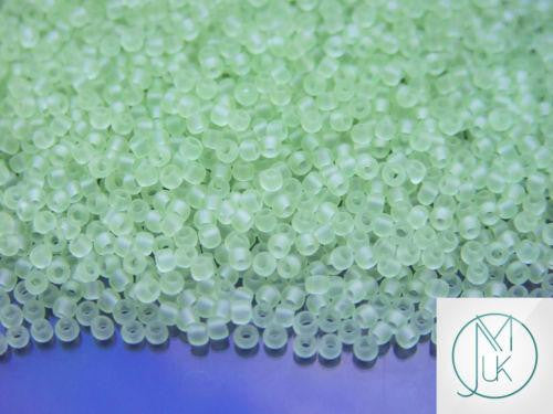 20g TOHO Beads 15F Transparent Citrus Spritz Frosted 11/0 beads mouse