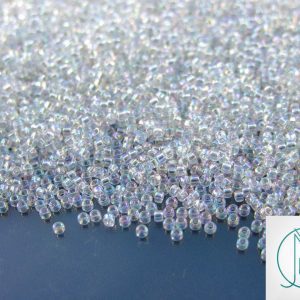 10g 161 Transparent Crystal Rainbow Toho Seed Beads 15/0 1.5mm Michael's UK Jewellery