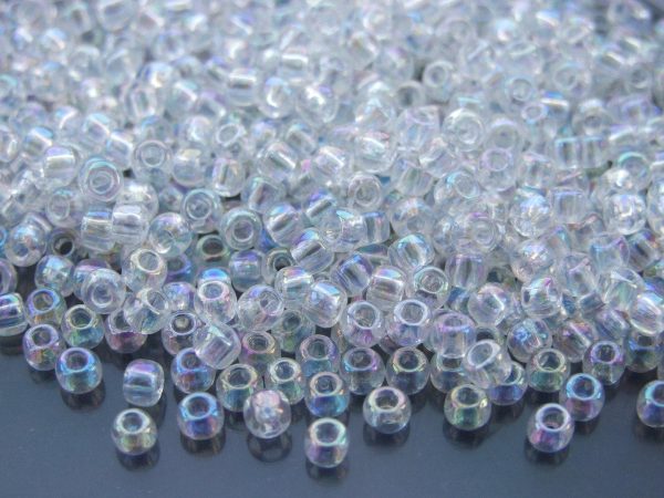 10g 161 Transparent Crystal Rainbow Toho Seed Beads 6/0 4mm Michael's UK Jewellery