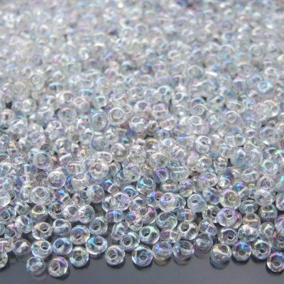 10g 161 Transparent Rainbow Crystal Toho 3mm Magatama Seed Beads Michael's UK Jewellery