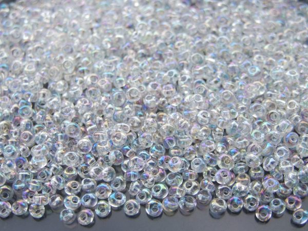 10g 161 Transparent Rainbow Crystal Toho 3mm Magatama Seed Beads Michael's UK Jewellery