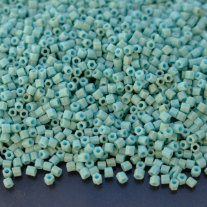 10g 1612F Opaque Pastel Frosted Light Turquoise Toho Hexagon Seed Beads 11/0 2mm Michael's UK Jewellery