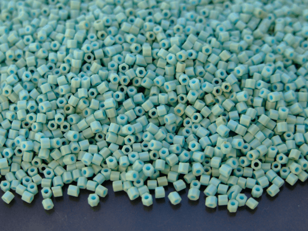 10g 1612F Opaque Pastel Frosted Light Turquoise Toho Hexagon Seed Beads 11/0 2mm Michael's UK Jewellery
