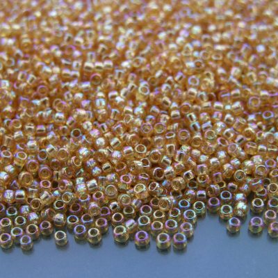 TOHO TAKUMI Beads 162 Transparent Rainbow Light Topaz beads mouse