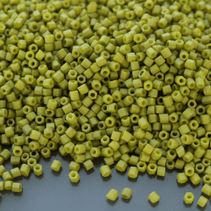 10g 1624F Opaque Frosted Pea Green Soup Toho Hexagon Seed Beads 11/0 2mm Michael's UK Jewellery