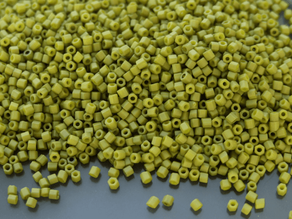 10g 1624F Opaque Frosted Pea Green Soup Toho Hexagon Seed Beads 11/0 2mm Michael's UK Jewellery