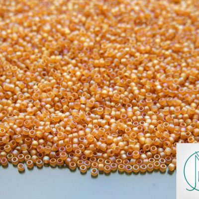 10g 162CF Transparent Dark Topaz Frosted Rainbow Toho Seed Beads 15/0 1.5mm Michael's UK Jewellery