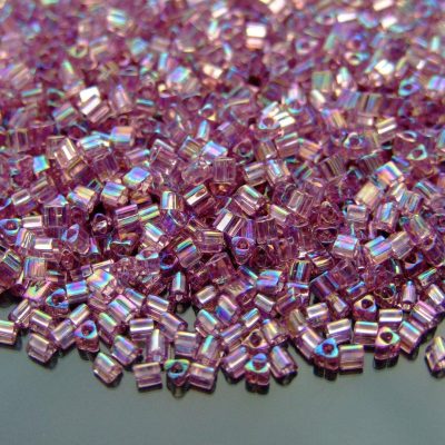TOHO Beads Triangle 166 Transparent Light Amethyst Rainbow 11/0 BEADS MOUSE