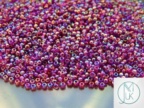 20g TOHO Beads 166B Transparent Medium Amethyst 11/0 beads mouse