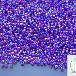 20g TOHO Beads 166D Transparent Sugar Plum Rainbow 11/0 beads mouse